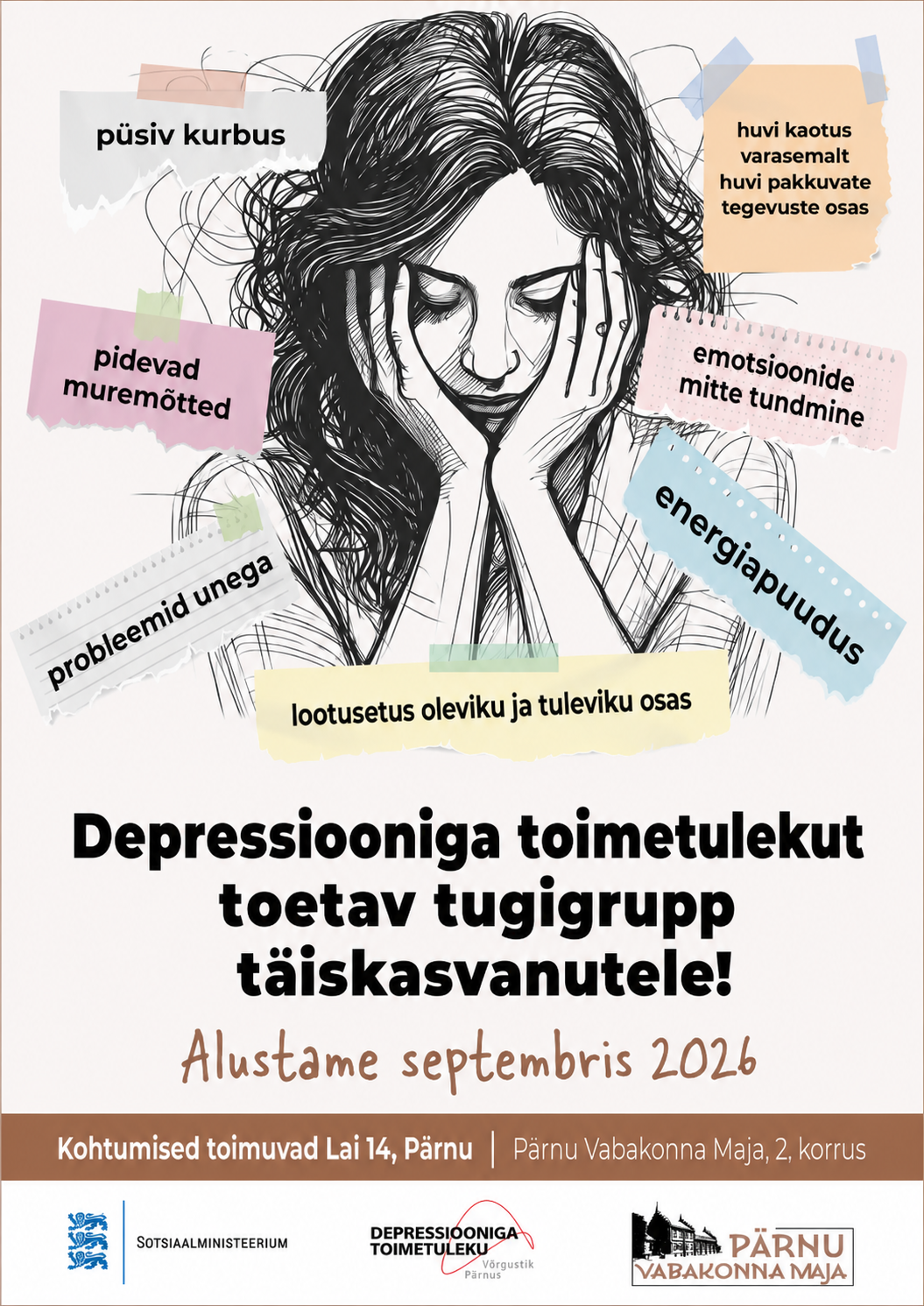 Depressiooniga toimetulekut toetavad tugigrupid